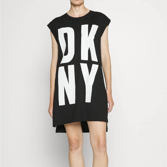 💕DKNY💋Logo💕Tunic Sz: S - Picture 1 of 8